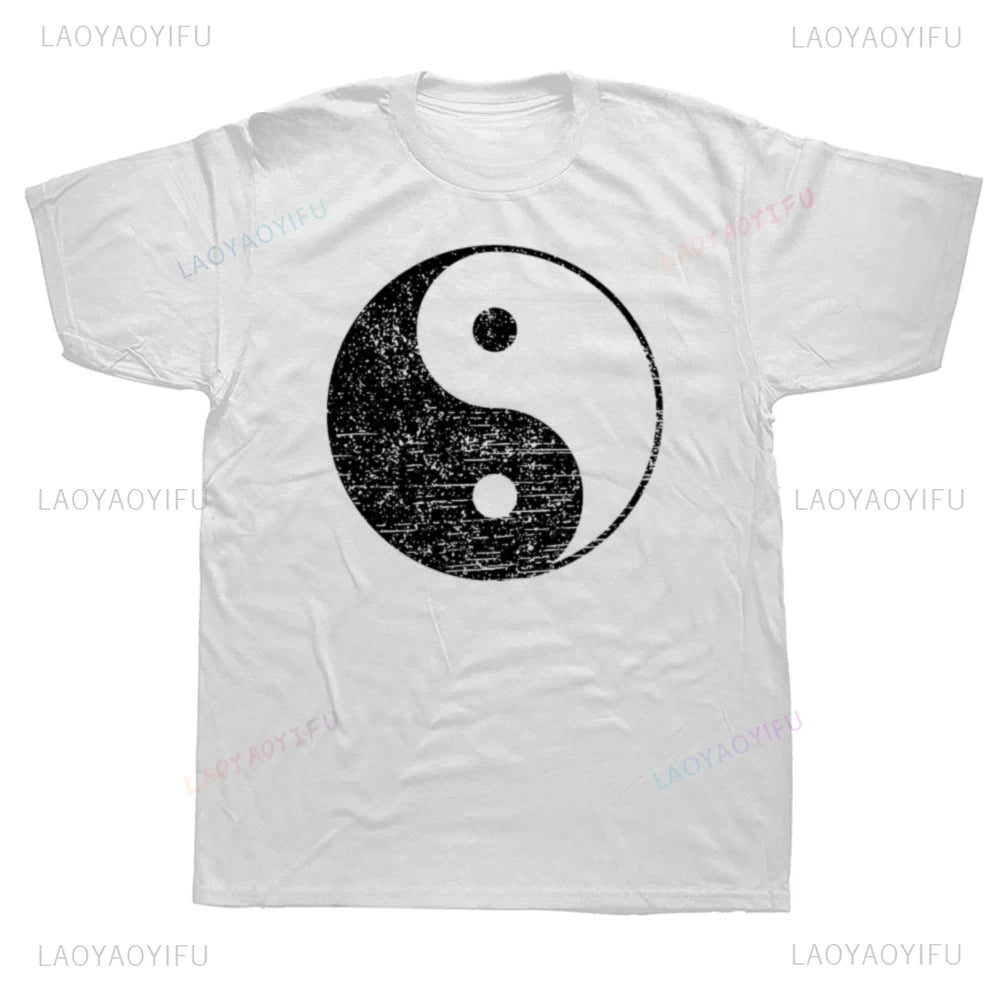 Ching Kungfu Art Chinese Yin Yang Tai Chi Tshirt Awesome Short Sleeve Gift T Shirt Causal Fashion Summer Style Vintage T-Shirt
