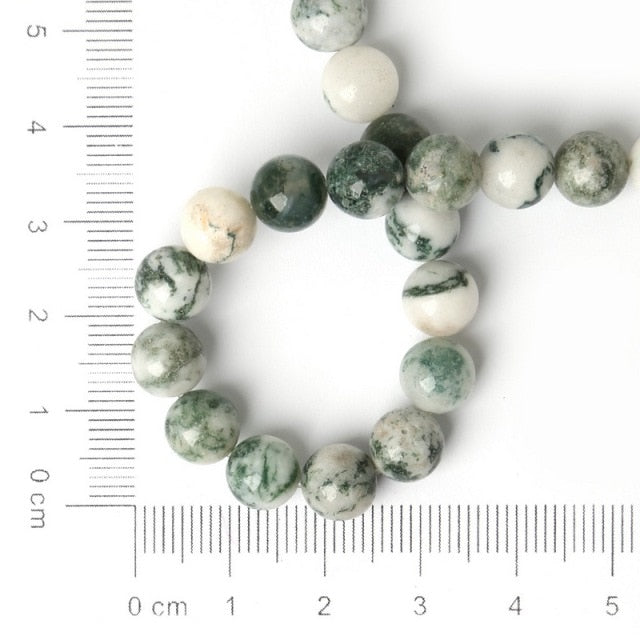Top quality African green beads Natural Stone Round Loose beads ball handmade For Fsahion Jewelry Making Dia 4/6/8/10MM