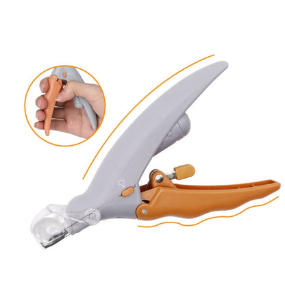 Professional Clipper for dogs Dog Nail Trimmer Pet Cat Claw Grinder With LED Light &amp; 5X Magnifier Safety Pet Nail Clippers