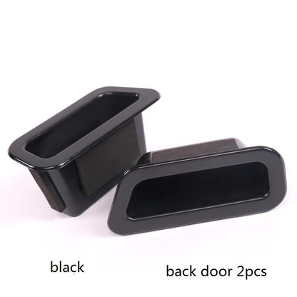 Car Styling for Volvo s60 v60 xc60 storage box door handle Armrest box beige/black Front door+back door Finishing box 2010-2017