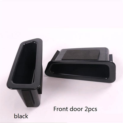 Car Styling for Volvo s60 v60 xc60 storage box door handle Armrest box beige/black Front door+back door Finishing box 2010-2017