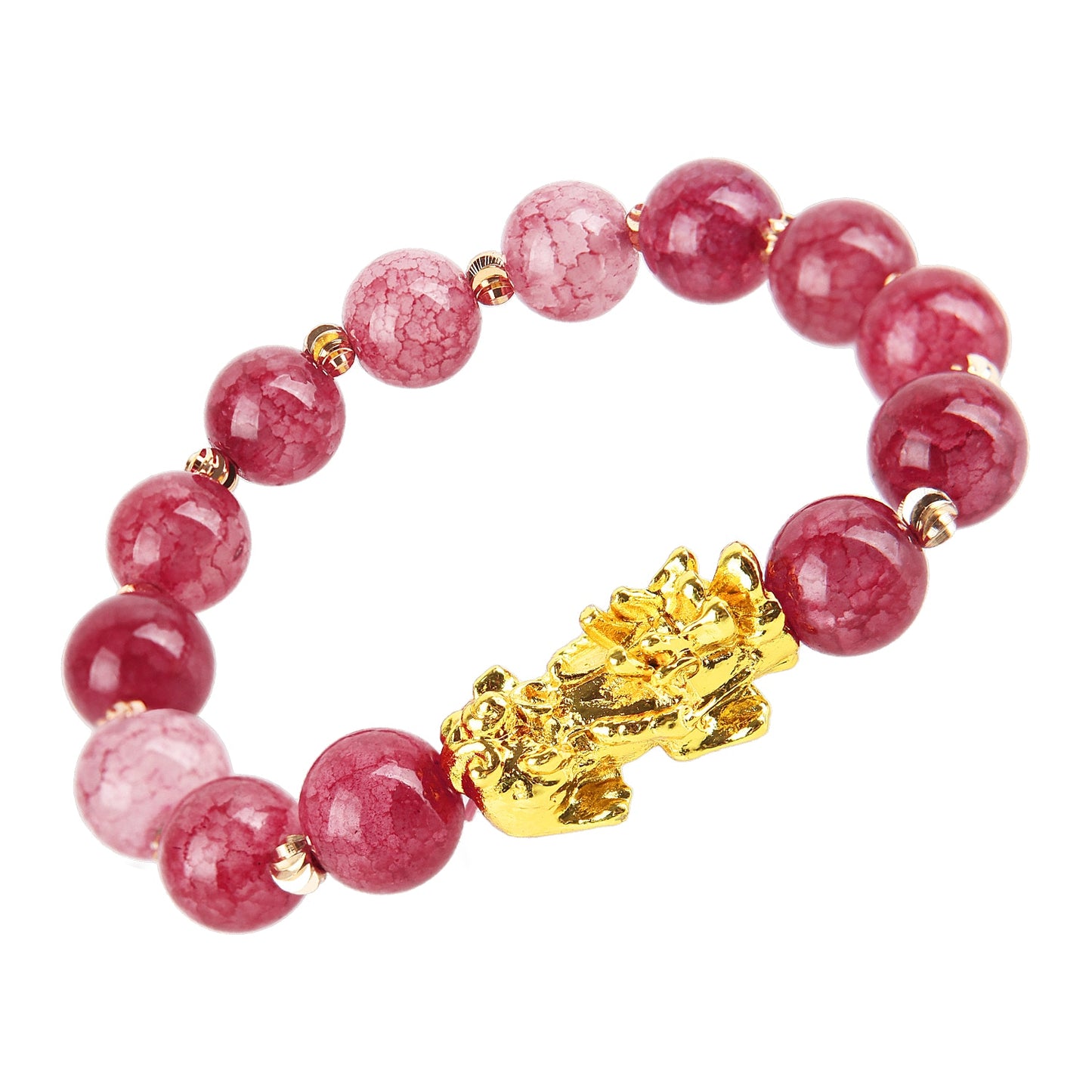 Pixiu Guardian Bracelet Bring Luck Wealth Beads Strand Bracelets Chinese Fengshui Wristband Unisex Lucky Wealthy Men Women