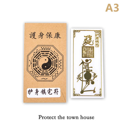 Feng Shui Amulets Punch Mobile Phone Stickers Unload Door To Door Invisible Sign Toilet Stairs Elevator Bedroom Household