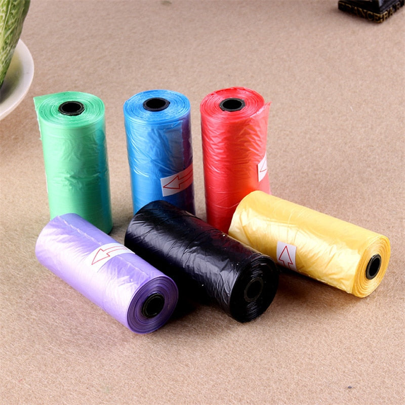 200pcs/10Rolls Pet Poop Bags Dog Cat Eco-Friendly Waste Pick Up Clean Bag Pet Accessories