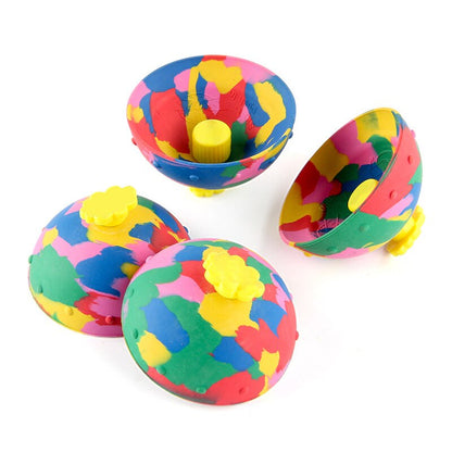 Rubber Bouncing Bowl Fidget Toy Balle Anti Stresses Juguetes Para Aliviar La Ansiedad Brinquedos Para Alívio Do Estresse