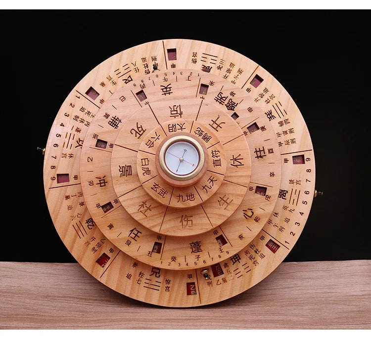 Geomantic master tool efficacious YANG Qimen escape armour transit chart destiny fortune-telling Peach wood FENG SHUI LUO PAN