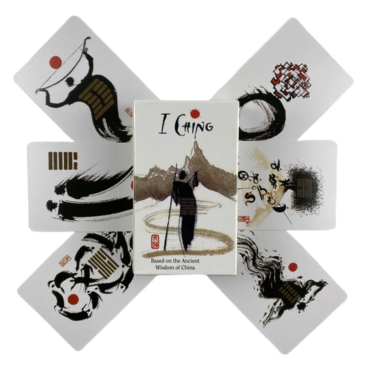 Wisdom Of China I Ching Tarot Cards Divination Deck English Vision Edition Oracle Board Playing Game For Party