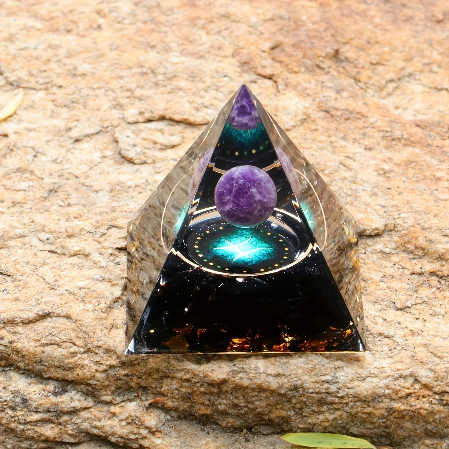 12 Zodiacs Orgone Pyramid 5cm Horoscope Healing Natural Crystal Stone Chakra Reiki Orgonite Gemstones Birthday Constellation