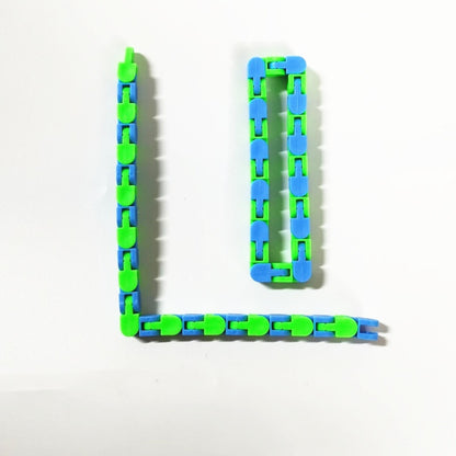 1Pcs Chain Wacky Tracks Snap Click Fidget Toys Anti Stress Kids Autism Snake Puzzles Classic Sensory Antistress Toy