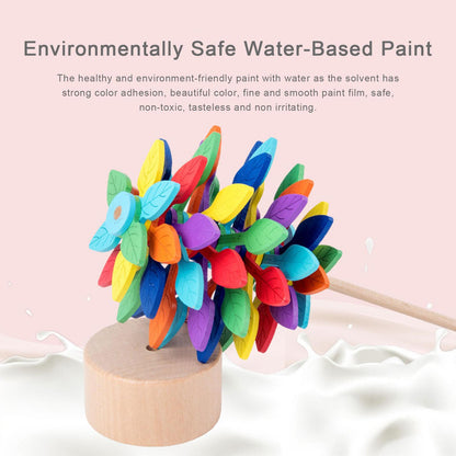 21cm Wooden Spiral Lollipop Stress Relief Toy Spinning Magic Wand Stop Stress Reliever Autism Toys Art Decoration Kids Gifts