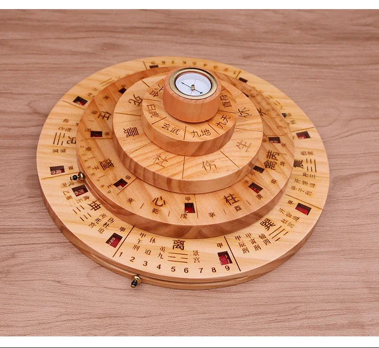 Geomantic master tool efficacious YANG Qimen escape armour transit chart destiny fortune-telling Peach wood FENG SHUI LUO PAN