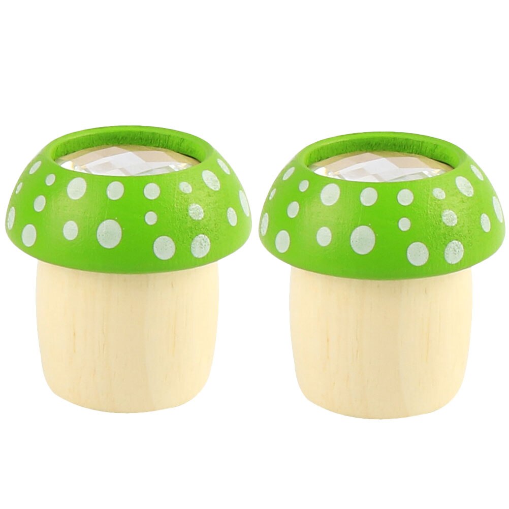 2 PCS Monoculars Childrens Kaleidoscope Images Brain Toy High End Baby Mushroom Toys Educational Toddler