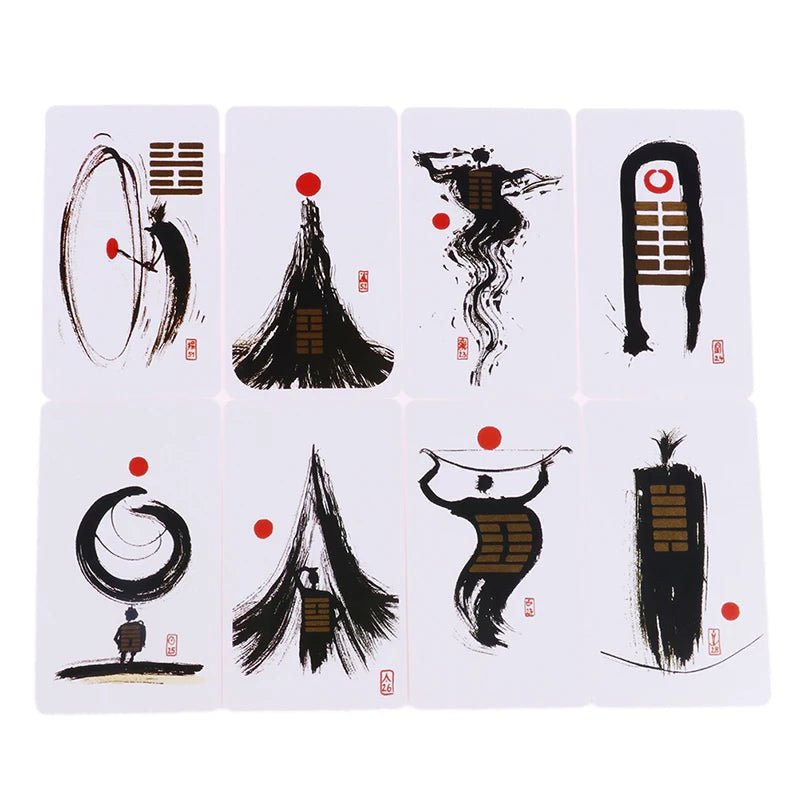 Wisdom Of China I Ching Tarot Cards Divination Deck English Vision Edition Oracle Board Playing Game For