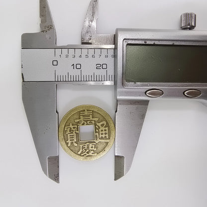 Chinese Coins, 2026 New Year Feng Shui Coins I-Ching Ornament for Wealth and Good Luck Fortune I-Ching