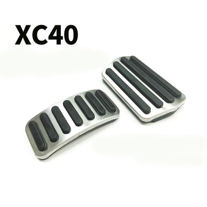 Car Accelerator Brake Pedal Footrest Pedal Plate Cover For Volvo XC60 XC90 S90 v90 s60 v60 xc40 Accessories 2022