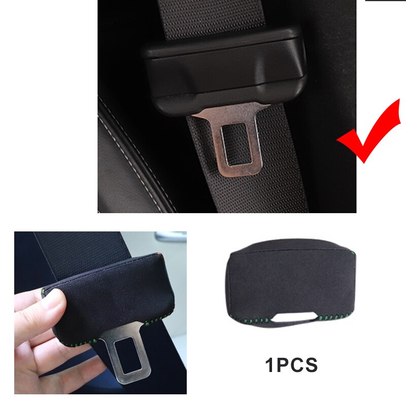 car accessories For tesla Model 3/y Car Seat Belt Buckle Clip Protector Car styling Safety belt buckle sleeve