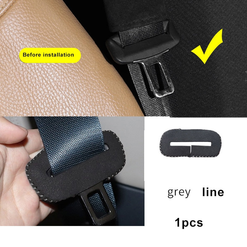 car accessories For tesla Model 3/y Car Seat Belt Buckle Clip Protector Car styling Safety belt buckle sleeve