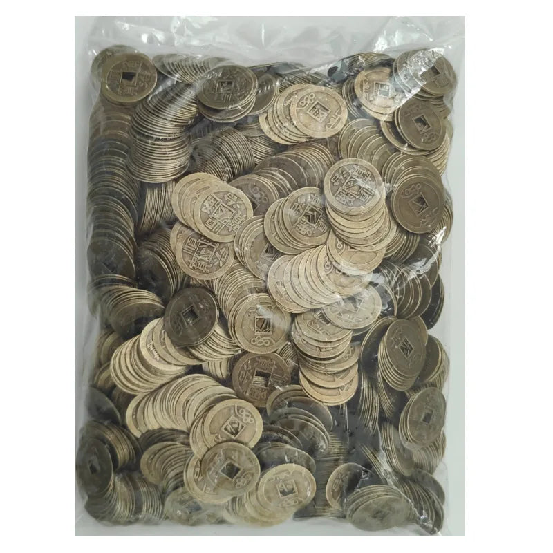 Chinese Coins, 2026 New Year Feng Shui Coins I-Ching Ornament for Wealth and Good Luck Fortune I-Ching