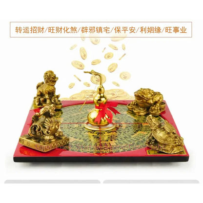 Asia Geomantic FENG SHUI master tool-HOME OFFICE efficacious JIN MU SHUI HUO TU Town house money drawing 8 Diagrams LUO PAN ZHEN