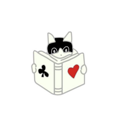 Cartoon Animal Brooches Black White Couple Cat Fish Bone Enamel Pins Clothes Collar Lapel Pin Bag Metal Badges Jewelry For Lover