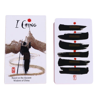 Wisdom Of China I Ching Tarot Cards Divination Deck English Vision Edition Oracle Board Playing Game For