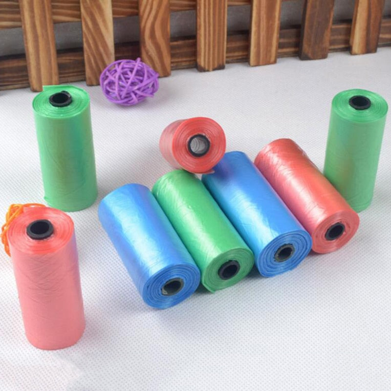 200pcs/10Rolls Pet Poop Bags Dog Cat Eco-Friendly Waste Pick Up Clean Bag Pet Accessories