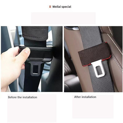 car accessories For tesla Model 3/y Car Seat Belt Buckle Clip Protector Car styling Safety belt buckle sleeve