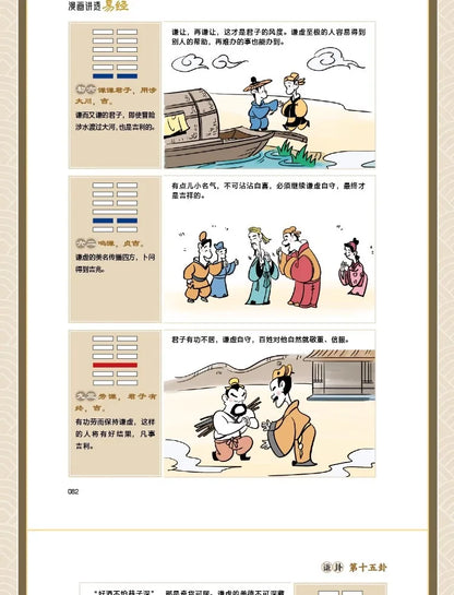 Comic Explaining the I Ching: Authentic Vernacular Explanation of the I Ching and Zhou Yi for Beginners64Classic Book of Chinese