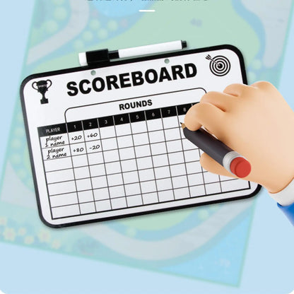 Golf Chipping Game Golf Chipping Battle Game With Hitting Mat Sticky Practice Mat With Club Putting Green Training Equipment For