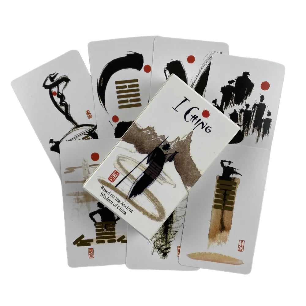 Wisdom Of China I Ching Tarot Cards Divination Deck English Vision Edition Oracle Board Playing Game For