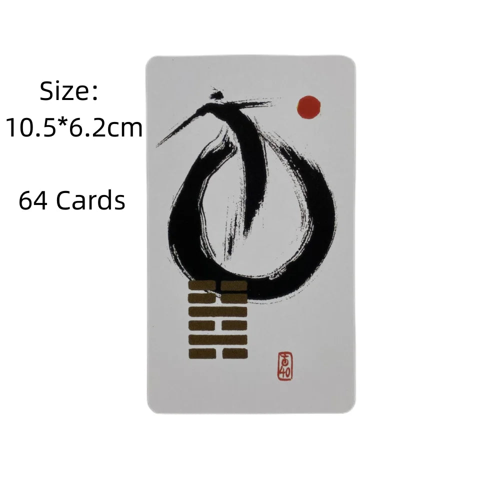 Wisdom Of China I Ching Tarot Cards Divination Deck English Vision Edition Oracle Board Playing Game For Party