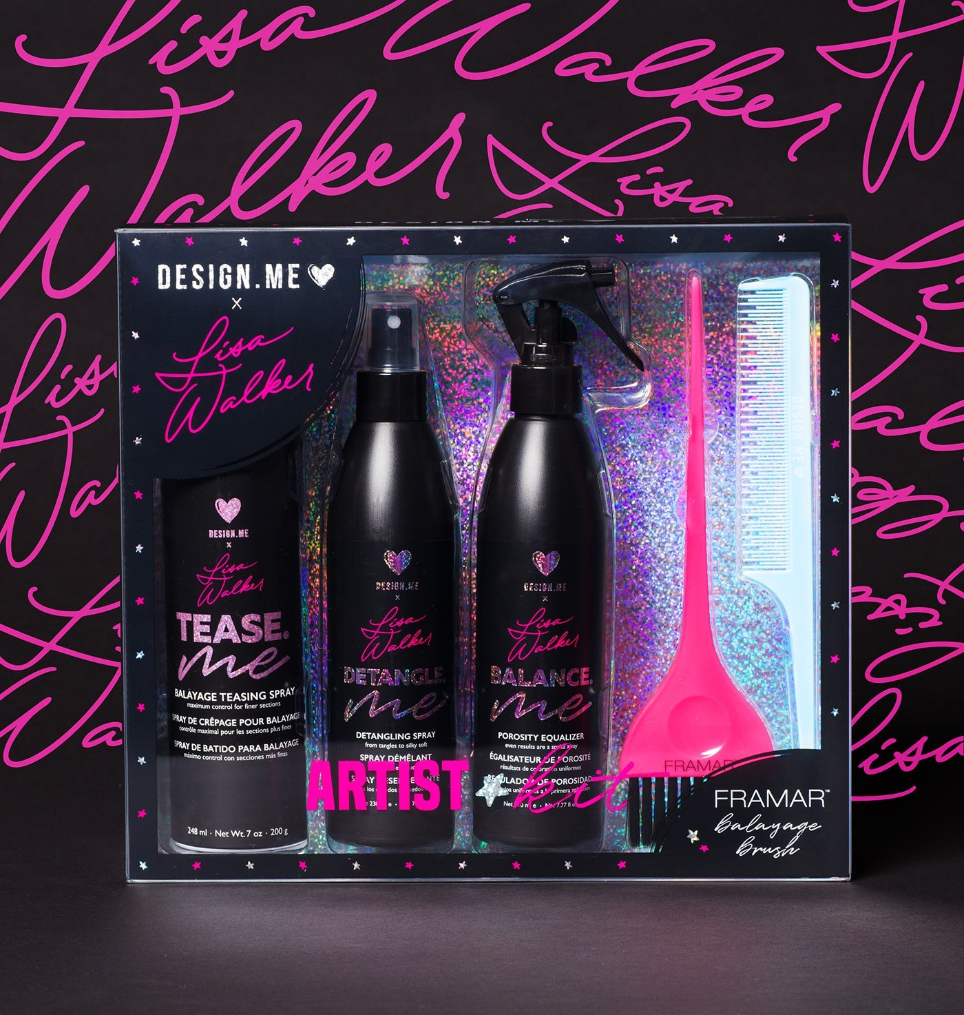 Design.Me x Lisa Walker - Balayage Essential Artist Kit (Set of 5pcs)