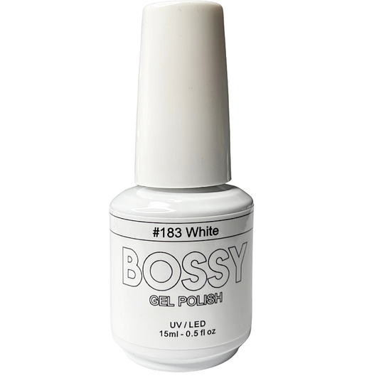 Bossy Gel - Gel Polish (15 ml) # BS183 White