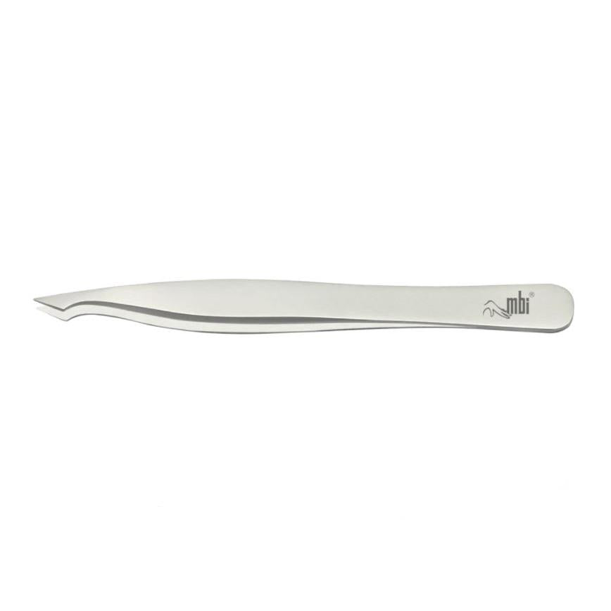 MBI-404 Eyebrow Tweezers for Single and Bulk Hair 4''