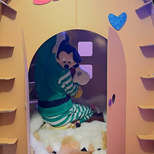 Lam’s Cardboard Indoor DIY Playhouse Toy – Customizable Indoor Playhouse for Kids, Great Educational Gift That Help Maximize Kids’ Creativity While Creating Sweet Childhood Memories