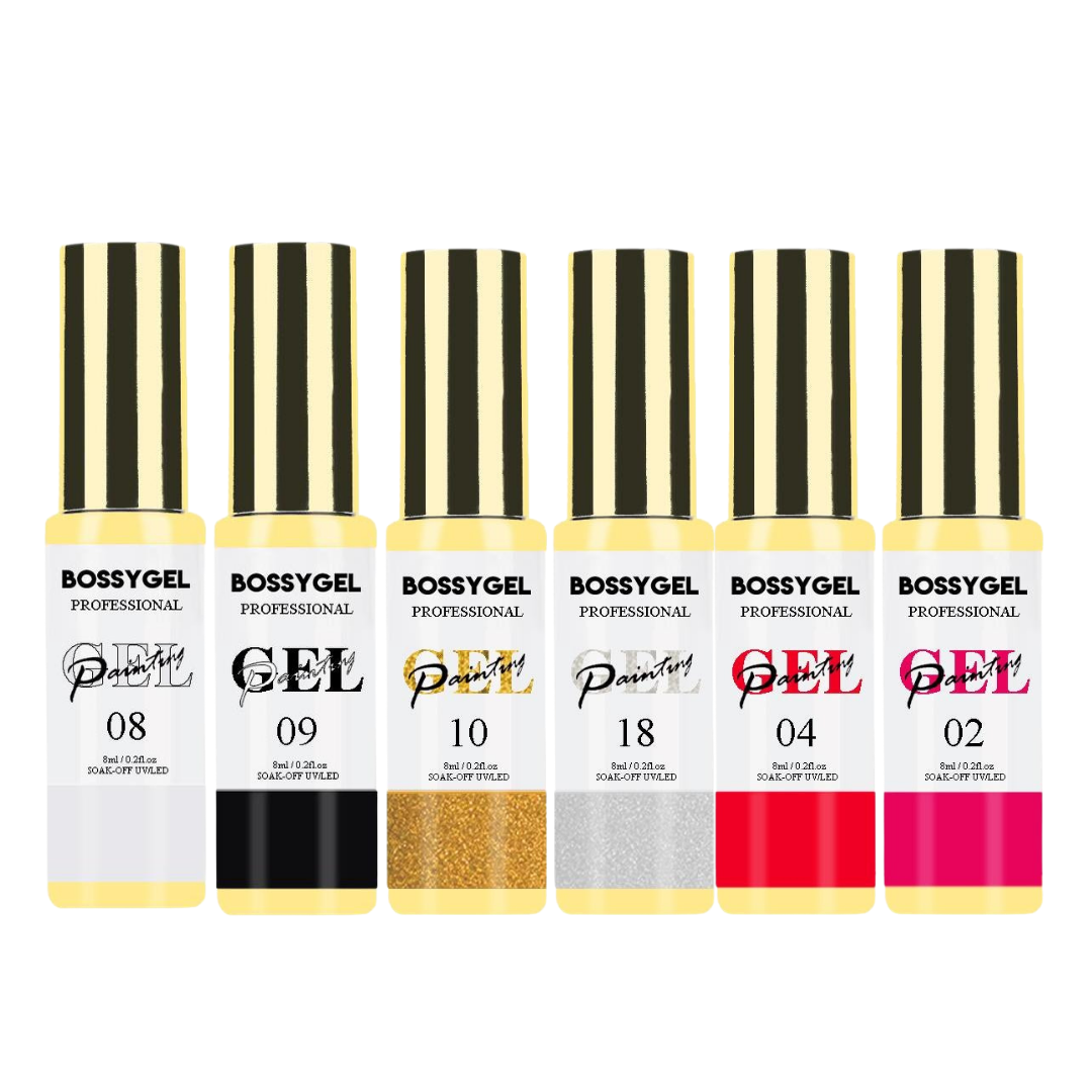 BOSSYGEL - MUST HAVE Gel Art Liner Collection (Set of 6pcs)