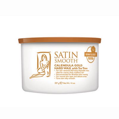 Satin Smooth - Hard Wax #Calendula Gold with Tea Tree Oil (14oz) [SSW814136]