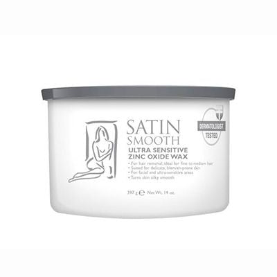 Satin Smooth - Soft Wax #Ultra Sensitive Zinc Oxide Wax(14 oz) [SSW814151]