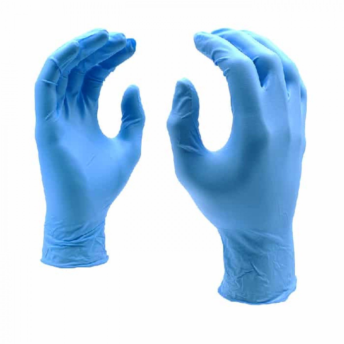 Noah Gloves - Blue Nitrile Gloves - Medium