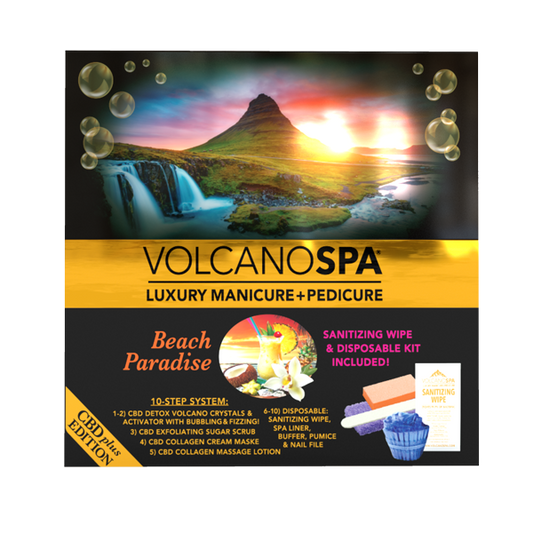 La Palm - Volcano Spa 10-IN-1 Pedicure Kit #Beach Paradise CBD (10 Steps)