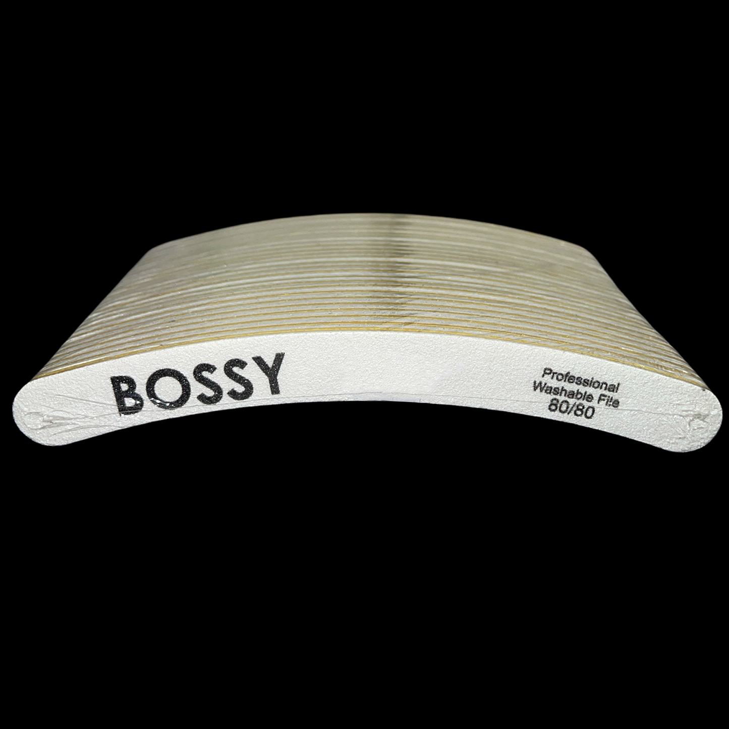 BOSSYGEL - Washable File - Curve #WHITE (80/80)