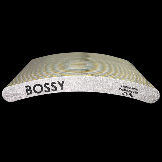 BOSSYGEL - Washable File - Curve #ZEBRA (80/80)