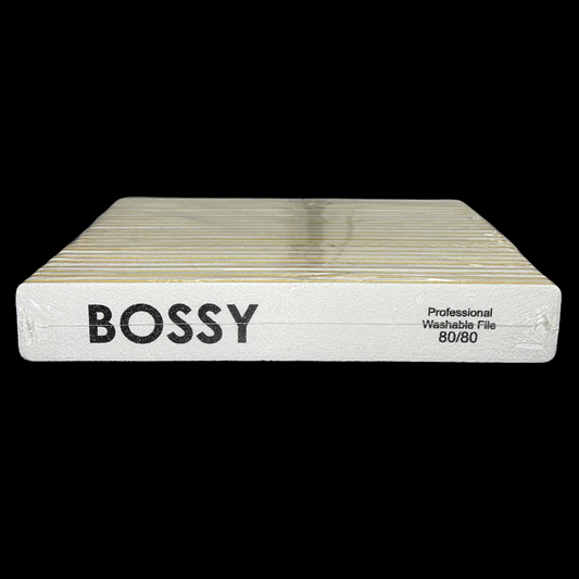 BOSSYGEL - Washable File - Jumbo (Square) #WHITE (80/80)