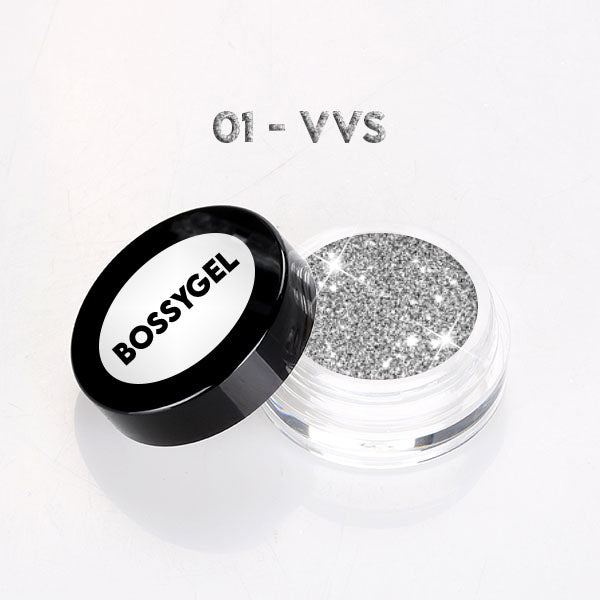 BOSSYGEL - Disco Reflective Dust Glitter Powder (2g) - 01 VVS