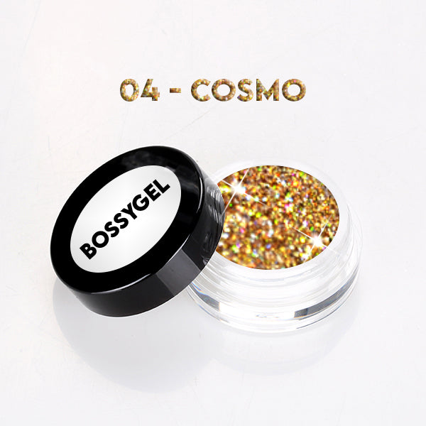 BOSSYGEL - Disco Reflective Dust Glitter Powder (2g) - 04 COSMO