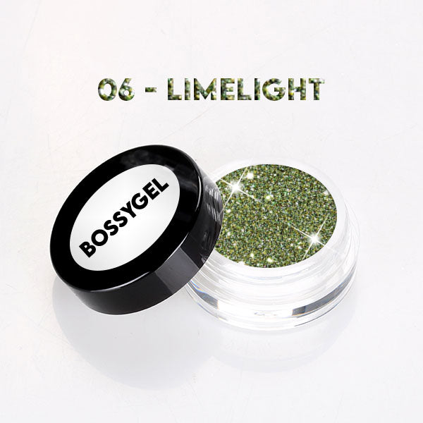 BOSSYGEL - Disco Reflective Dust Glitter Powder (2g) - 06 LIMELIGHT