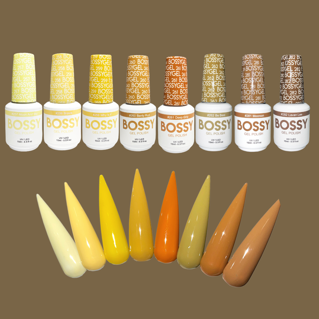 BOSSYGEL MELLOW collection (Set of 8 pcs)