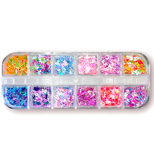 Glitter - Sequin Butterfly (Set of 12 Grids)