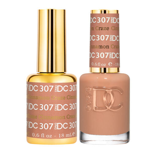 DND - DC Duo Gel Set - 307 Cinnamon Craze