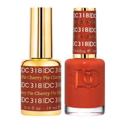 DND - DC Duo Gel Set - 318 Cherry Pie